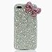 iPhone 6 Bling Case Luxury Bling iPhone 6, 6S Case Cover AB Crystals with 3D Light Pink Bow Sparkle Bedazzled Jeweled Design