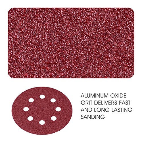 4 5+Inch+8+Hole+Sanding+Assorted+Sandpaper