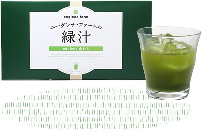 Amazon ユーグレナ ファームの緑汁 スリムパッケージ ユーグレナ 食品 飲料 お酒 通販
