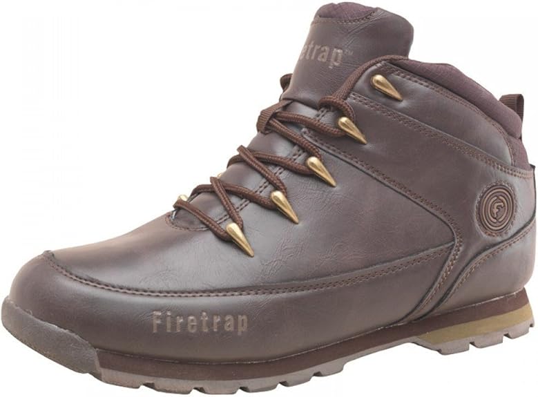 Firetrap Mens Blaze Boots Brown 6 UK 6 EUR 40 Athletic