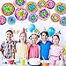 SUPLA 16 Pcs Fiesta Paper Flowers Pom Poms Flowers Tissue Pom Poms Fiesta Flower Tissue Centerpieces for Mexican Rainbow Theme Party Fiesta Cinco De Mayo Party Frida Kahlo Party Decoration