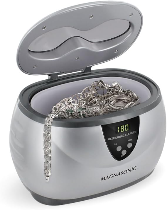 Nettoyeur de bijoux à ultrasons professionnel Magnasonic avec minuteur
