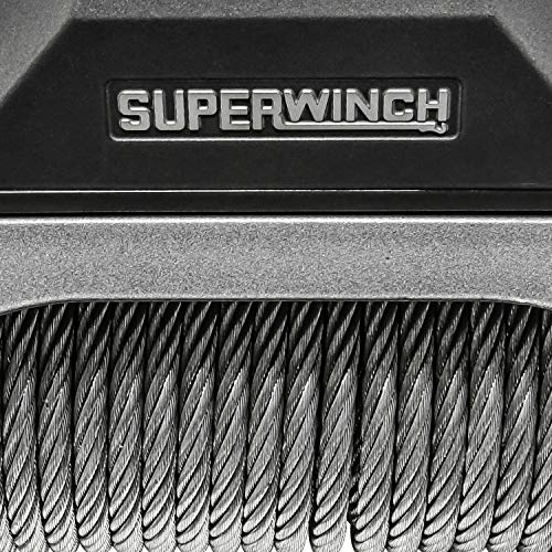 Superwinch 1710200 SX10 12V DC Winch 10,000 lb/4,536 kg Single Line Pull with Roller Fairlead, 3/8in x 80ft Steel Wire Rope, Corded Handheld Remote - Image 5