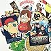 Decals 25 Pcs Cartoon Stickers PVC Stickers Waterproof for Laptop Cars Motorbikes Luggage Laptops