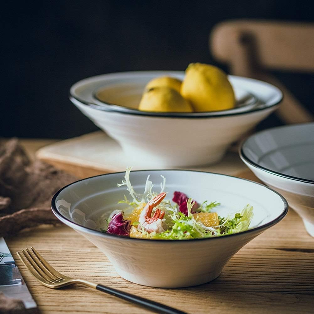 Cuencos de cereales LSXIAO-Cuenco Estilo Japones Cerámica Sopa De Ramen
