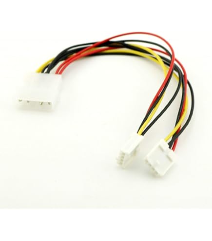 In-Tech Shop - 120 - Cavo Alimentazione Pc A Y 2 Molex Maschio/1 Molex - Foto 2