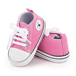 KKIIDDSS Unisex Baby Girls Boys Canvas High-top