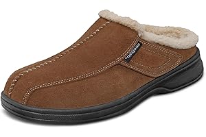 Orthofeet Men's Orthopedic Clog Slipper with Arch Support Asheville