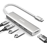 UGREEN Revodok USB C Hub 5 in 1 Multiport Adapter 4K30Hz HDMI, 100W Power Delivery, 3 x USB A 3.0 5Gbps USB C Dongle for MacB