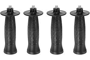 HARFINGTON 4pcs Rotary Tool Side Handle 8mm Thread 135mm Length Plastic Non-Slip Rotary Tool Handle Replacement Auxiliary San