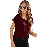 Narecte Blouses for Women Dressy Casual Womens Summer Tops Business Work Shirts Casual Tops Womens T Shirts