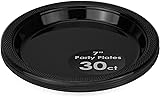 DecorRack 30 Small Plastic Plates, Heavy Duty 7