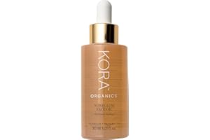 KORA Organics Noni Glow Hydrating Face Oil with Rosehip, Gua Sha Oil, Certified Organic, Cruelty Free, 1.01 fl oz - Beauty Products for Women