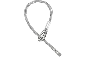 MECCANIXITY 13-18mm OD Cable Pulling Socks Grip 0.59m Single Head Side Pull Wire Mesh Puller Socks Grip Stainless Steel Wire 