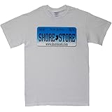 Amazon.com: Shore Store Authentic Jersey Shore Merchandise License Plate Yellow Distressed T 