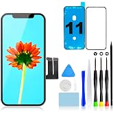 Screen Replacement for iPhone 11, 6.1" FHD LCD Display Digitizer Assembly | COF Full HD Screen, Precise Touch, Full Assembly, Face ID Supported, with Repair Kit, Screen Protector &amp; Waterproof Seal