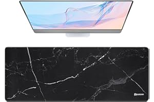 RAINYEAR Large Gaming Mouse Pad(80 x 30 cm), Computer Mousepad with Anti-Slip Rubber Base, Smooth Large Keyboard Mouse Pad Ma