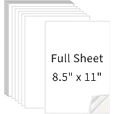 Full Sheet Address Shipping Labels - 8-1/2" x 11" - 100 Labels