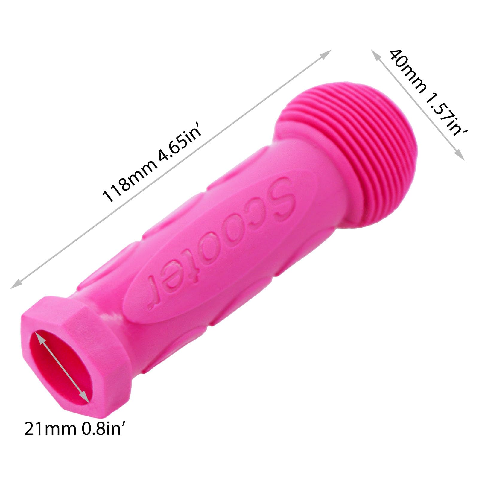 Kids Scooter Handle Grips Replacement Handlebars for 2/3/4 Wheels Child Kick Scooters Bike Rocking Car Push Cart, 9 Color Available, 2-Pack