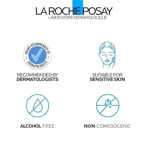 LA ROCHE-POSAY EFFACLAR PURIFYING FOAMING GEL CLEANSER FOR OILY SKIN, WITH ZINC PIDOLATE TO REMOVE EXCESS OIL & SHINE, ALCOHOL FREE & OIL FREE, SENSITIVE SKIN TESTED