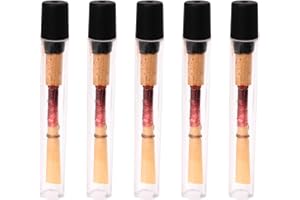 Bstinay 5PCS Oboe Reeds Bamboo Material Oboe ReedsWoodwind Instruments Accessories German Style