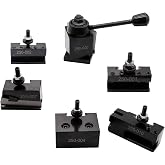 BestParts 6Pcs OXA 250-000 Wedge Type Quick Change Tool Post Set | Tool Post Lathe Holders For Mini Lathe Swing 6" - 9" Steel Material