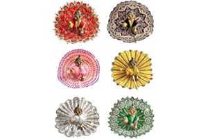 Partish Laddu Gopal Dress l Ladoo Gopal Dress l Kanha Ji Dress Size 0 1 2 3 4 5 6 (Pack of 6, Size 4)