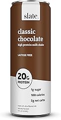 Slate Milk - High Protein Milk Shake - Classic Chocolate, 11 Fl Oz