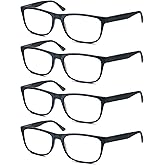 OLOMEE Matte Black Reading Glasses Men Large Oversized Wide Readers +0.50 Lightweight Magnifying Cheaters Big Head/Large Face