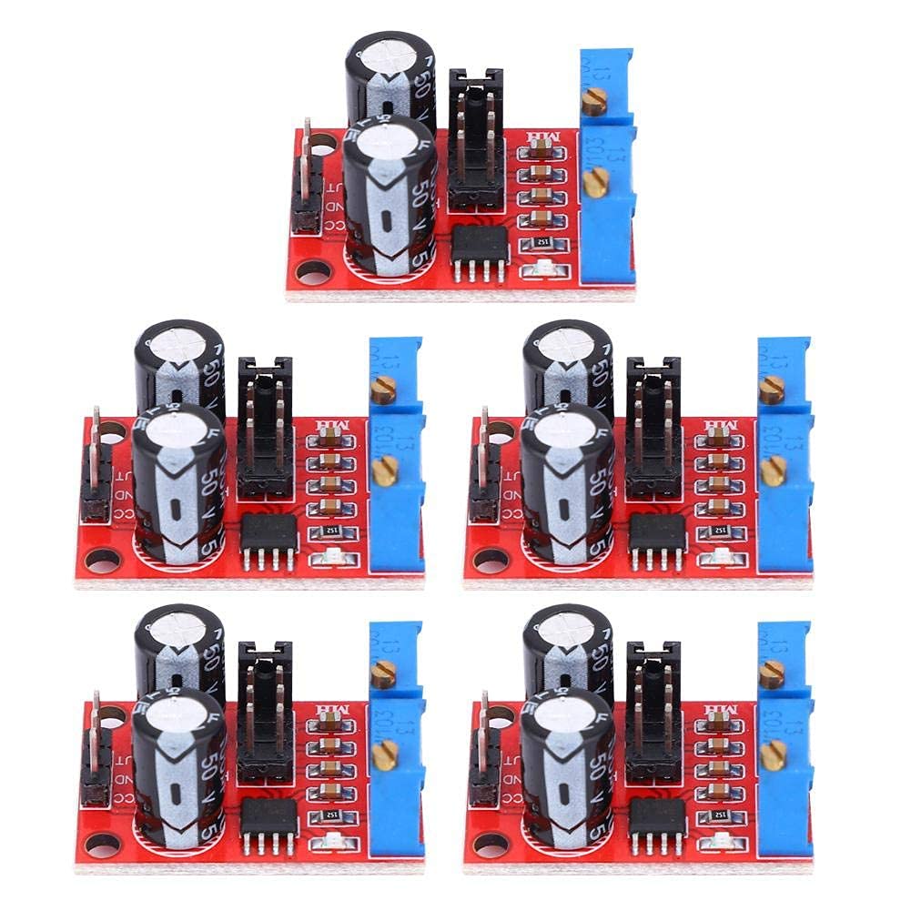Hilitand Generator, NE555 High Precision Square Generator, Functional Pulse Frequency Adjustable Module (5pcs)