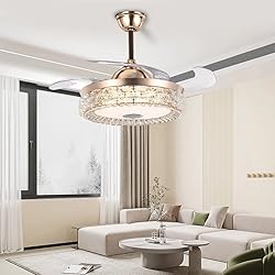 mfanchan Fandelier Ceiling Fan with