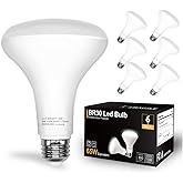 DAYBETTER BR30 LED Light Bulbs Indoor Flood Light, 6Pack 5000K Daylight White LED Bulb 65W Equivalent, Dimmable, E26 Base, 800LM, Recessed Can Bulb for Living Room Bedroom Dining Room Bathroom