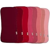 Maiwa 8 Pack Muslin Burp Cloths Baby Boy & Girl Soft Absorbent Burping Cloths for Babies, Newborn Spit Up Rags, Infant Towels, Unisex,Large 18.5" x 8.6" (Multicolour 01)