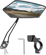 Diyife Bike Mirror Right 1PC HD Wide Angle 360° Adjustable 22-25mm Handlebar