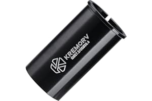 KREMORV Seat Post Shim Bicycle Tube Adapter Aluminum Alloy Seatpost Reducing Sleeve for Mountain Road MTB BMX Bikes
