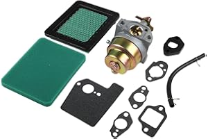 For Honda Lawn Mower Carburetor Kit with Fuel Pipe and Filter, Compatible with HRB476C QXE, HRB536C, HRX426 for QX, HRX426 SX