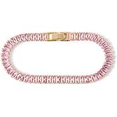 Silver Smile - 18K Gold Vermeil Modern Tennis Bracelet for Women – Hypoallergenic, Tarnish Resistant, Bold Elegant Design – Elegant Anniversary, Birthday, or Graduation Gift