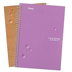 Five Star Spiral Notebook, 2 Subject, College