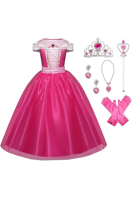 Robe Princesse Tutu IWEMEK Pour Fille - À Pois Avec Noeud Et Headband - Pour Fête, Noël, Carnaval