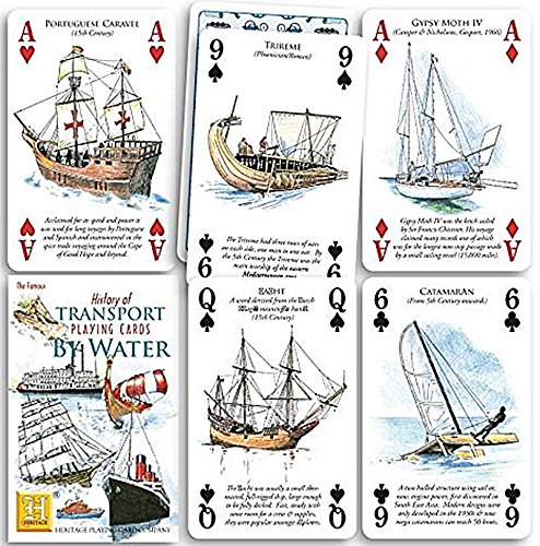 Heritage Playing Cards: History of Transport by Water
