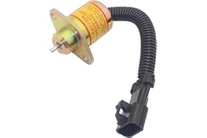 12V Fuel Shut Off Solenoid 1503ES-12S5SUC5S Compatible for Yanmar 119653-77950 119285-77950 12VDC