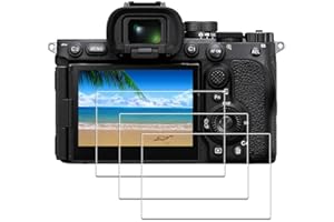 iDaPro Screen Protector for Sony Alpha A7R V A7RV A7R5 [3 Pack] Tempered Glass Easy Installation