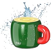 EWA Bluetooth Speaker, Mini Portable Bluetooth Speaker with Creative Cup-Shaped Design, IP67 Waterproof, Loud & Clear Sound, Ideal Gift for Desk, Travel & Holidays, A163 (Green)