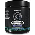 Driven B&G Berries & Greens Superfood Powder, 30 Servings - Organic Plant-Based Formula with Probiotics & Digestive Enzymes - Vegan Supplement Supports Recovery, Healthy Digestion, and Immune Function