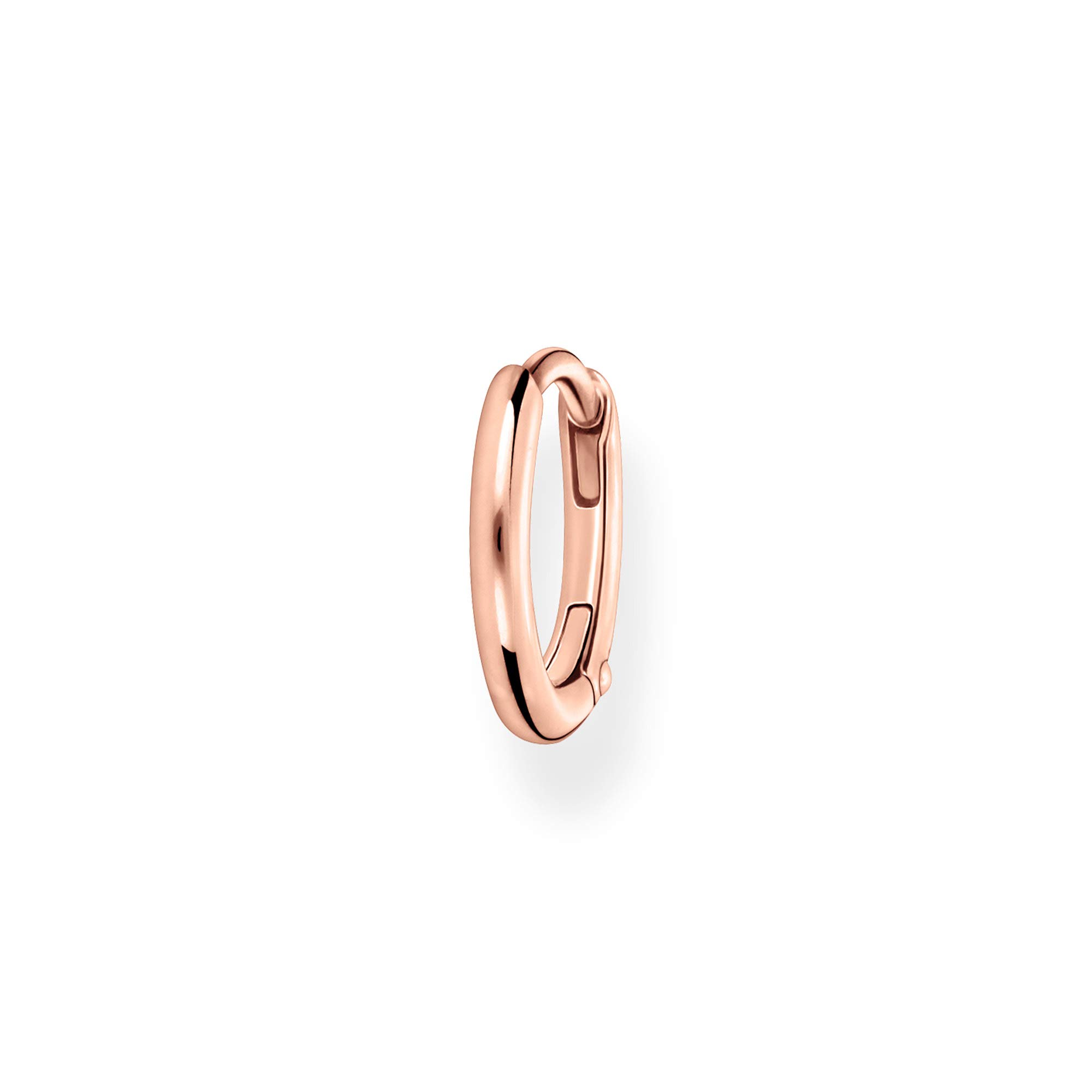 THOMAS SABO Single hoop earring classic rose gold 925 Sterling Silver, 18k Rose Gold Plating