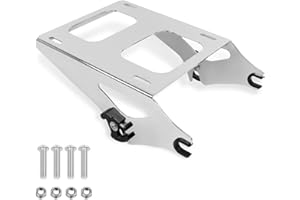 CHIFUN Luggage Rack Rear Cargo Rack Compatible with Harley 2014-2024 Touring Road King Electra/Road/Street Glide Black Steel 