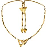 GUESS ECO Goldtone Crystal Stone Slider Bracelet for Women