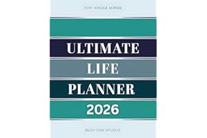 2026 Ultimate Life Planner (Kindle Scribe Only) : Fully Hyperlinked Dated Weekly and Monthly Planner, Finance, Wellness, Prod