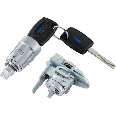 GM OEM Ignition Lock Cylinder With 2 Chevy Bow-Tie Logo Chip Keys - STRATTEC CBS31