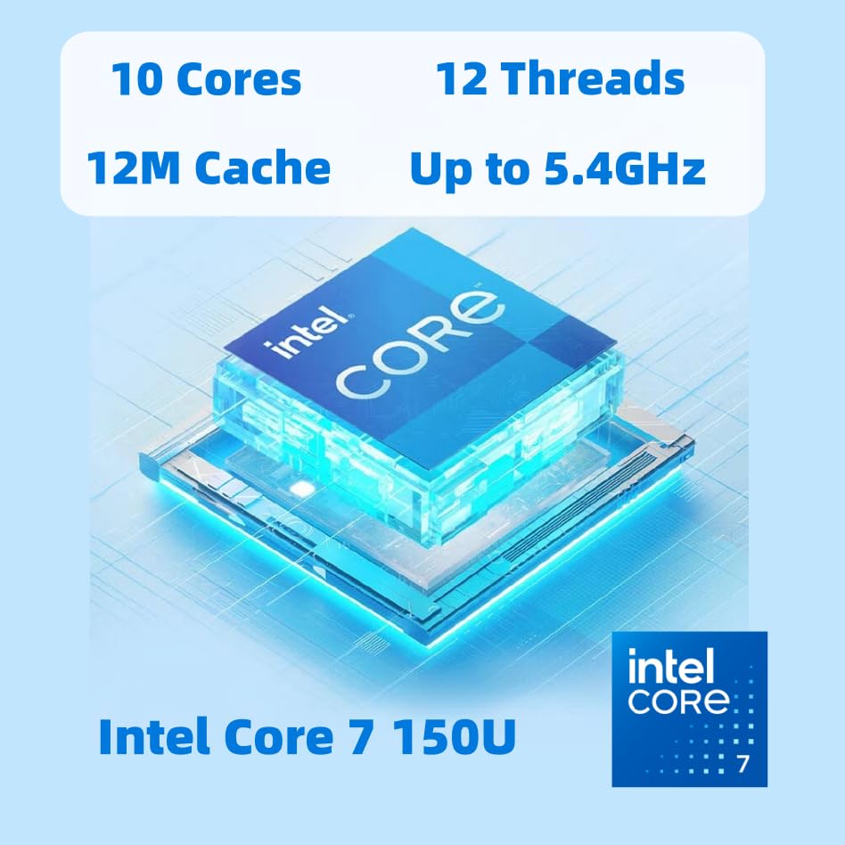 Dell Inspiron 16 Touchscreen Laptop, 16 Inch IPS Display, Intel 7 150U (Up to 5.4GHz), 64GB DDR5, 2TB SSD, Windows 11 Pro, Fingerprint Reader, Backlit Keyboard, FHD+ Cam, Wi-Fi 6E, Accessories